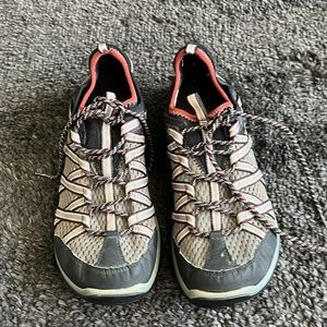 Chaco men’s water shoes.